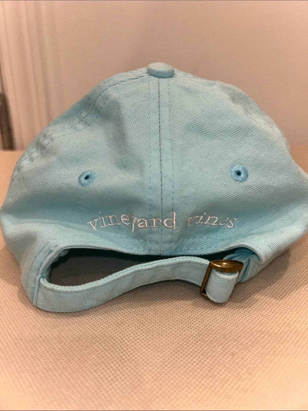Vineyard Vines Light Blue Whale Embroidered Baseball Cap